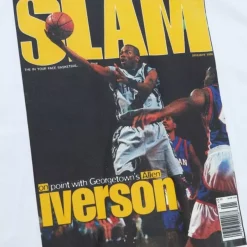 Mitchell & Ness T-Shirts & Tops-Slam Cover Georgetown University Allen Iverson