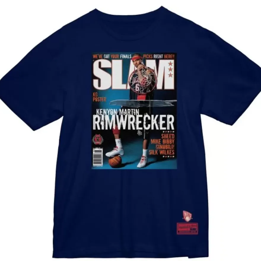 Mitchell & Ness T-Shirts & Tops-Slam Cover Jun '04 Houston Rockets Kenyon Martin