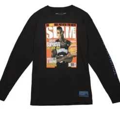 Mitchell & Ness T-Shirts & Tops-Slam Cover Longsleeve Minnesota Timberwolves Kevin Garnett