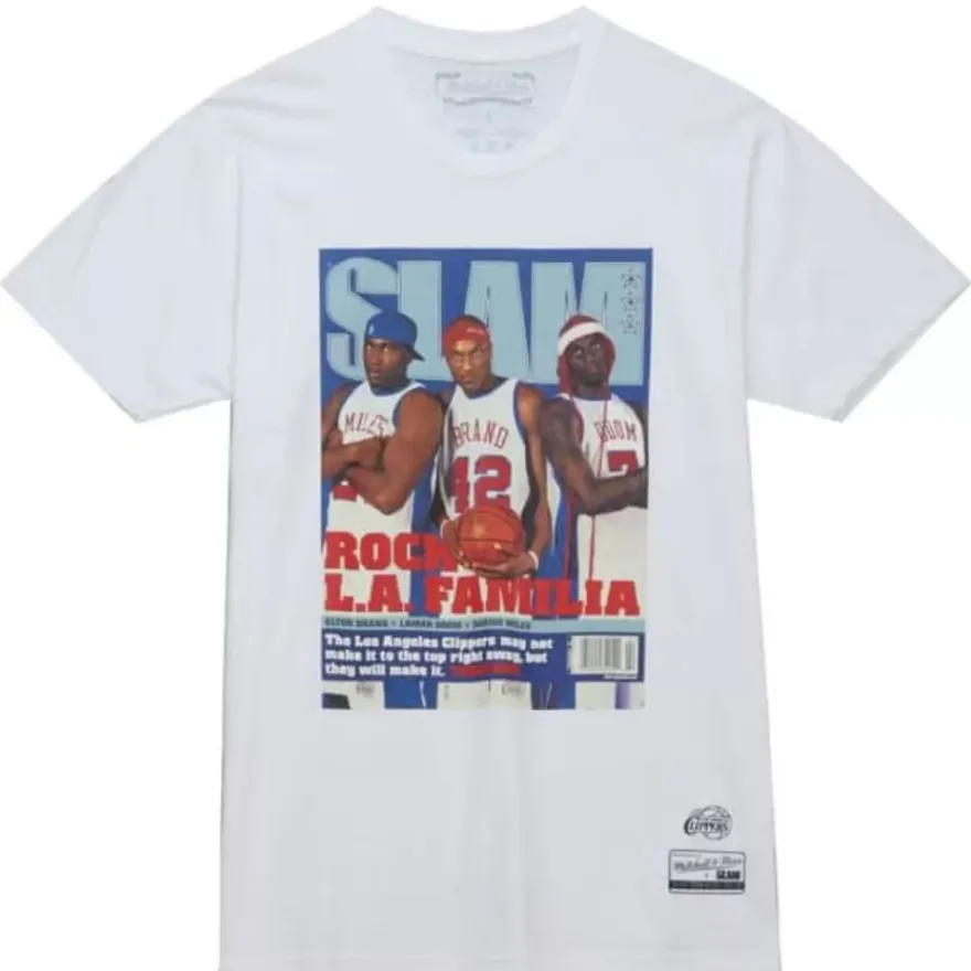 Mitchell & Ness T-Shirts & Tops-Slam Cover Los Angeles Clippers