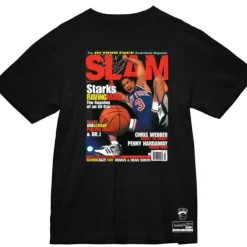 Mitchell & Ness T-Shirts & Tops-Slam Cover New York Knicks John Starks