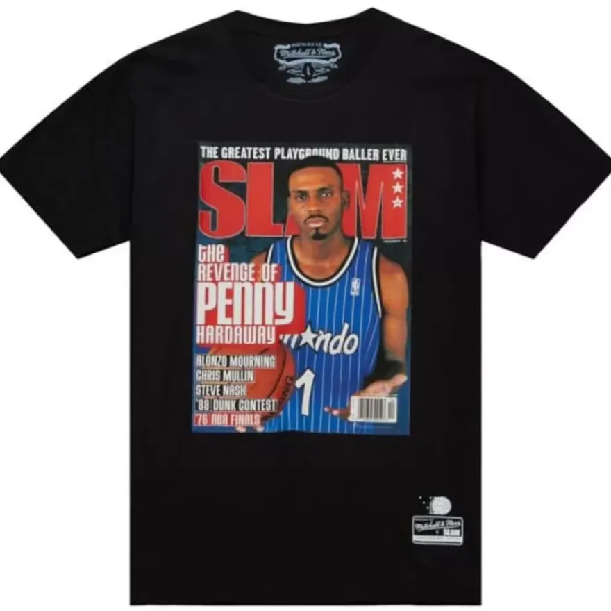 Mitchell & Ness T-Shirts & Tops-Slam Cover Orlando Magic Penny Hardaway