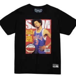 Mitchell & Ness T-Shirts & Tops-Slam Cover Philadelphia 76Ers Allen Iverson