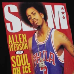 Mitchell & Ness T-Shirts & Tops-Slam Cover Philadelphia 76Ers Allen Iverson