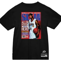 Mitchell & Ness T-Shirts & Tops-Slam Cover Philadelphia 76Ers Allen Iverson