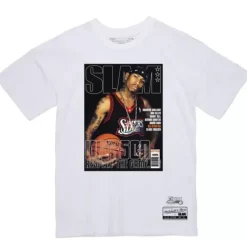 Mitchell & Ness T-Shirts & Tops-Slam Cover Philadelphia 76Ers Allen Iverson