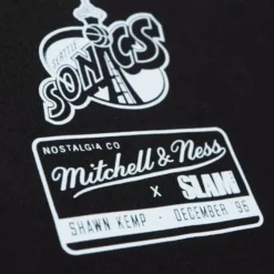Mitchell & Ness T-Shirts & Tops-Slam Cover Seattle Supersonics Shawn Kemp