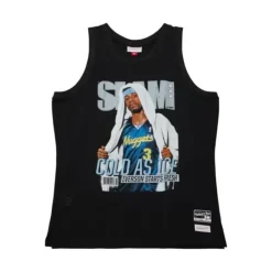 Mitchell & Ness T-Shirts & Tops-Slam Cover Tank Denver Nuggets Allen Iverson