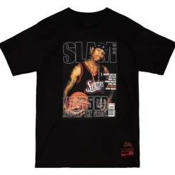 Mitchell & Ness T-Shirts & Tops-Slam Cover Tee Philadelphia 76Ers Allen Iverson