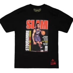 Mitchell & Ness T-Shirts & Tops-Slam Cover Tee Toronto Raptors 1996 Damon Stoudamire