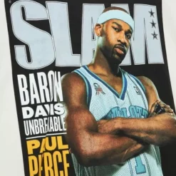 Mitchell & Ness T-Shirts & Tops-Slam Covers Tee Charlotte Hornets Baron Davis