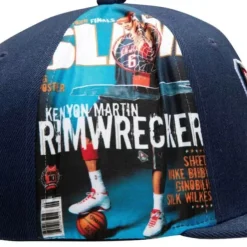 Mitchell & Ness Snapback-Slam Side Cropped Snapback Hwc New Jersey Nets Kenyon Martin