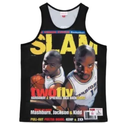Mitchell & Ness T-Shirts & Tops-Slam Sublimated Tank Golden State Warriors