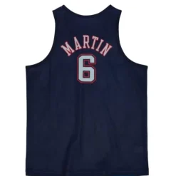 Mitchell & Ness T-Shirts & Tops-Slam Sublimated Tank New Jersey Nets Kenyon Martin