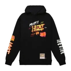 Mitchell & Ness Hoodies & Sweatshirts-Slap Sticker Hoodie Miami Heat