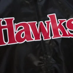 Mitchell & Ness Jackets & Outerwear-Slap Sticker Reversible Jacket Atlanta Hawks