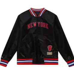 Mitchell & Ness Jackets & Outerwear-Slap Sticker Reversible Jacket New York Knicks