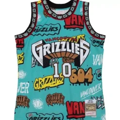 Mitchell & Ness Nba Swingman-Slap Sticker Swingman Mike Bibby Vancouver Grizzlies 1998-99 Jersey