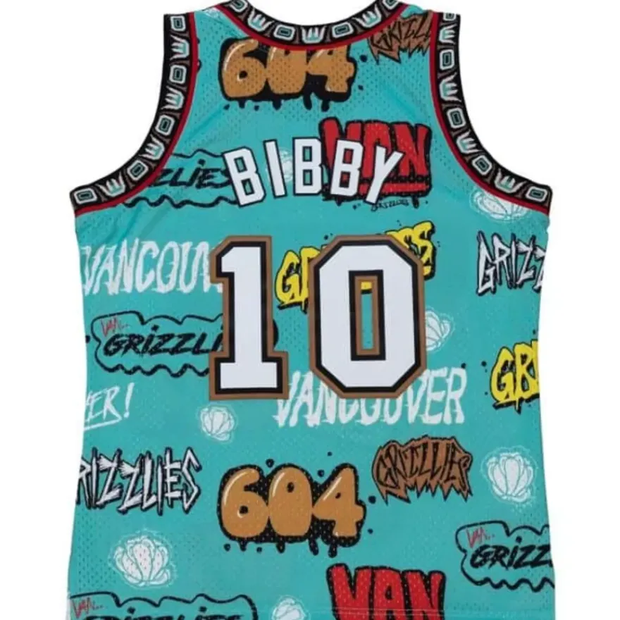 Mitchell & Ness Nba Swingman-Slap Sticker Swingman Mike Bibby Vancouver Grizzlies 1998-99 Jersey