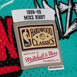 Mitchell & Ness Nba Swingman-Slap Sticker Swingman Mike Bibby Vancouver Grizzlies 1998-99 Jersey