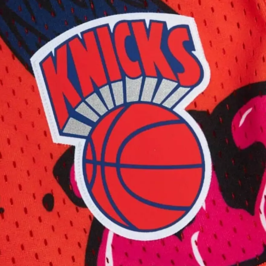 Mitchell & Ness Shorts-Slap Sticker Swingman New York Knicks 1991-92 Shorts