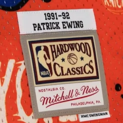 Mitchell & Ness Nba Swingman-Slap Sticker Swingman Patrick Ewing New York Knicks 1991-92 Jersey