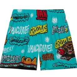 Mitchell & Ness Shorts-Slap Sticker Swingman Vancouver Grizzlies 1998-99 Shorts