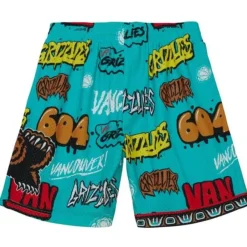 Mitchell & Ness Shorts-Slap Sticker Swingman Vancouver Grizzlies 1998-99 Shorts