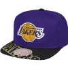 Mitchell & Ness Snapback-Slash Century Snapback Los Angeles Lakers
