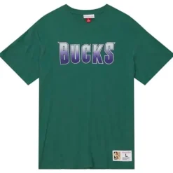 Mitchell & Ness T-Shirts & Tops-Slub S/S Tee Milwaukee Bucks