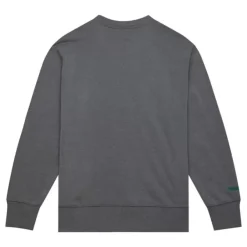 Mitchell & Ness Hoodies & Sweatshirts-Snow Washed Fleece Crew Boston Celtics