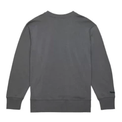 Mitchell & Ness Hoodies & Sweatshirts-Snow Washed Fleece Crew Current Logo Nashville Predators