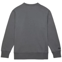 Mitchell & Ness Hoodies & Sweatshirts-Snow Washed Fleece Crew Pittsburgh Penguins