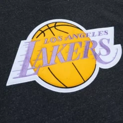 Mitchell & Ness Hoodies & Sweatshirts-Snow Washed Fleece Hoodie Los Angeles Lakers