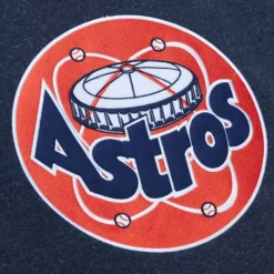 Mitchell & Ness Hoodies & Sweatshirts-Snow Washed Fleece Hoodie Houston Astros