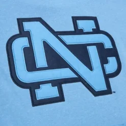 Mitchell & Ness Hoodies & Sweatshirts-Snow Washed Fleece Hoodie University Of North Carolina