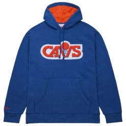 Mitchell & Ness Hoodies & Sweatshirts-Snow Washed Fleece Hoodie Cleveland Cavaliers