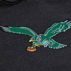 Mitchell & Ness Hoodies & Sweatshirts-Snow Washed Fleece Hoodie Philadelphia Eagles