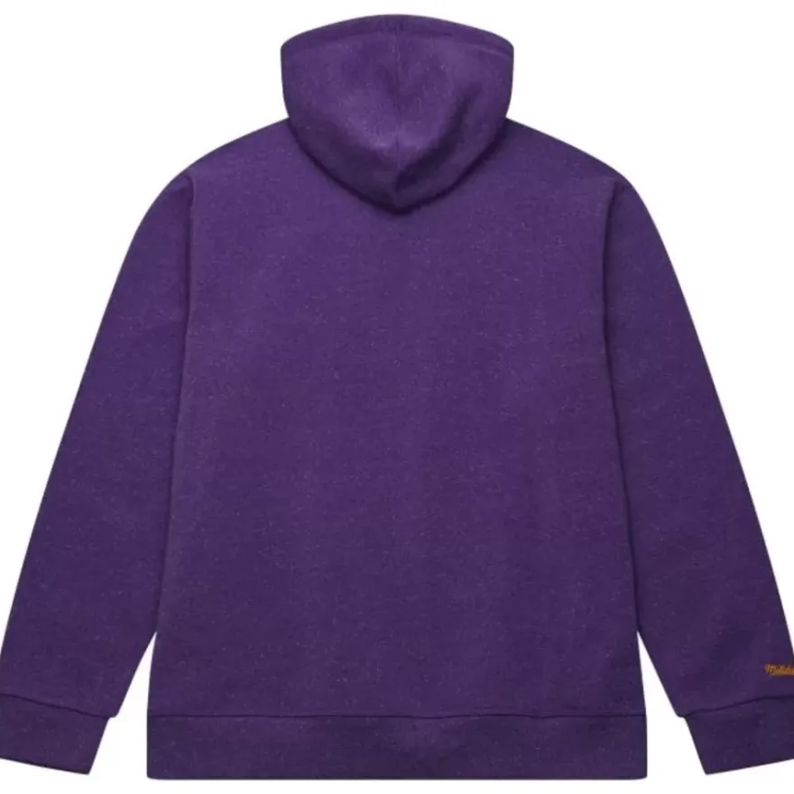 Mitchell & Ness Hoodies & Sweatshirts-Snow Washed Fleece Hoodie Utah Jazz