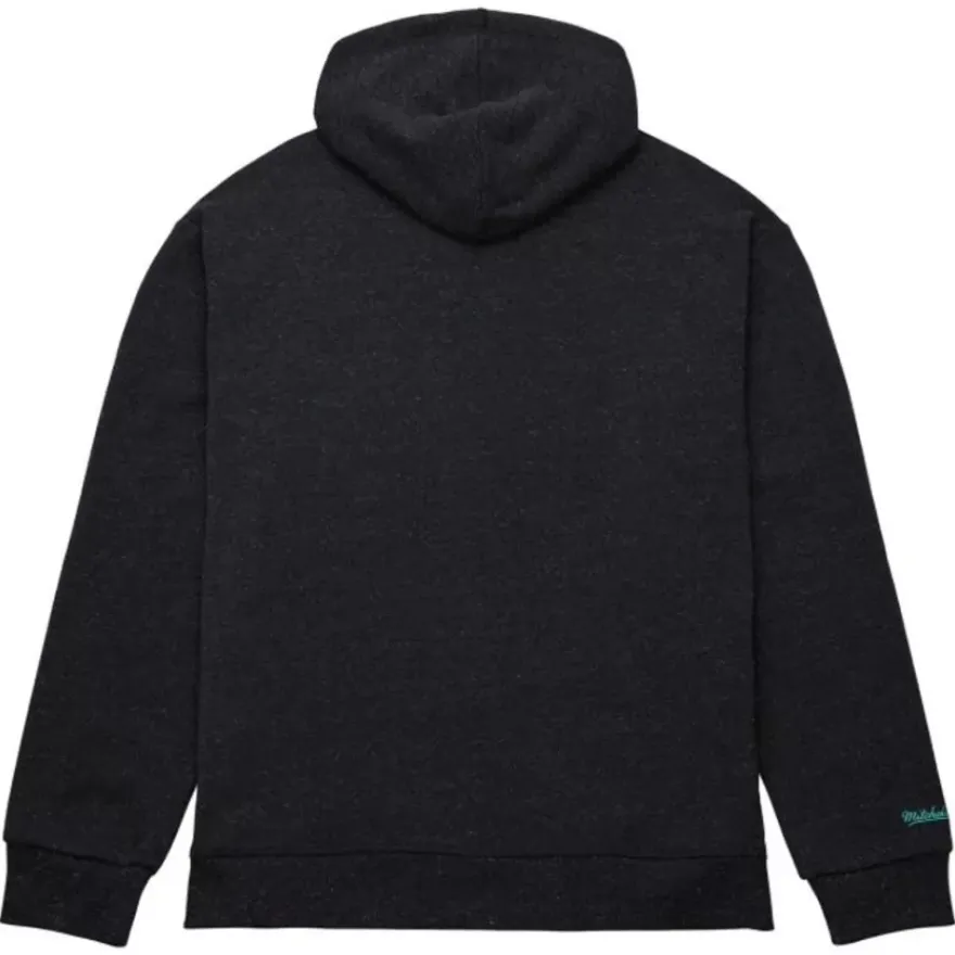 Mitchell & Ness Hoodies & Sweatshirts-Snow Washed Fleece Hoodie Vintage Logo Vancouver Grizzlies