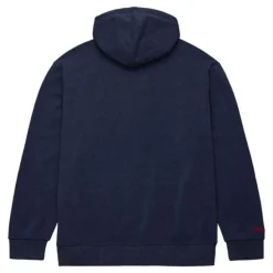 Mitchell & Ness Hoodies & Sweatshirts-Snow Washed Fleece Hoodie Houston Rockets