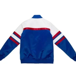 Mitchell & Ness Jackets & Outerwear-Special Script Heavyweight Satin Jacket Philadelphia 76Ers