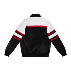 Mitchell & Ness Jackets & Outerwear-Special Script Heavyweight Satin Jacket Miami Heat