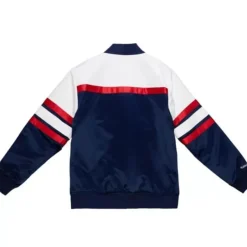 Mitchell & Ness Jackets & Outerwear-Special Script Heavyweight Satin Jacket New Jersey Nets