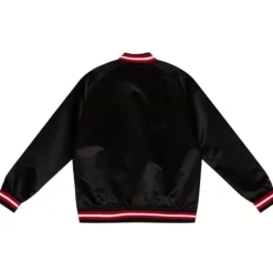 Mitchell & Ness Jackets & Outerwear-Special Script Light Weight Satin Jacket Chicago Blackhawks