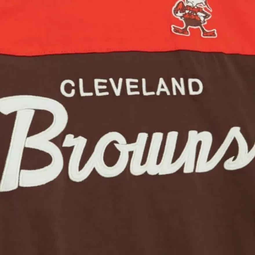 Mitchell & Ness T-Shirts & Tops-Special Script Long Sleeve Cleveland Browns