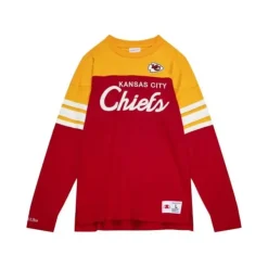 Mitchell & Ness T-Shirts & Tops-Special Script Long Sleeve Kansas City Chiefs