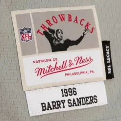 Mitchell & Ness Nfl Legacy-Split Legacy Barry Sanders Detroit Lions 1996 Jersey