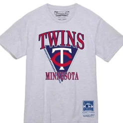 Mitchell & Ness T-Shirts & Tops-Stolen Base Tee Minnesota Twins