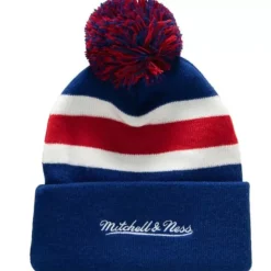 Mitchell & Ness Knit-Stripe Pom Knit New York Rangers